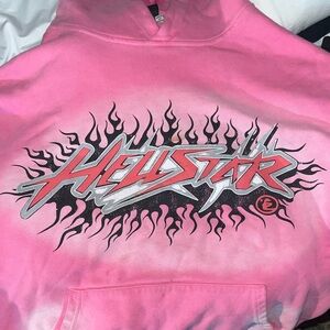 pink HELLSTAR hoodie!! REAL DEAL